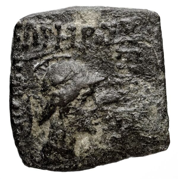 Bactrian and Indo-Greek Coinage Menander I 31.3, аверс, bnf-bigr
