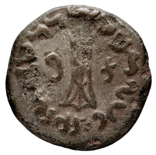 Bactrian and Indo-Greek Coinage Apollodotus II 6.3, реверс, bnf-bigr