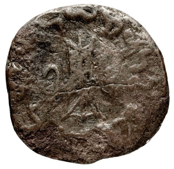 Bactrian and Indo-Greek Coinage Apollodotus II 6.3, реверс, bnf-bigr
