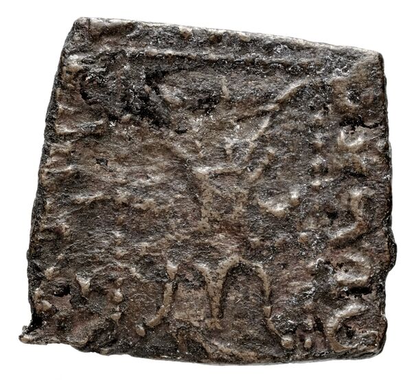 Bactrian and Indo-Greek Coinage Apollodotus I 7.4, реверс, bnf-bigr