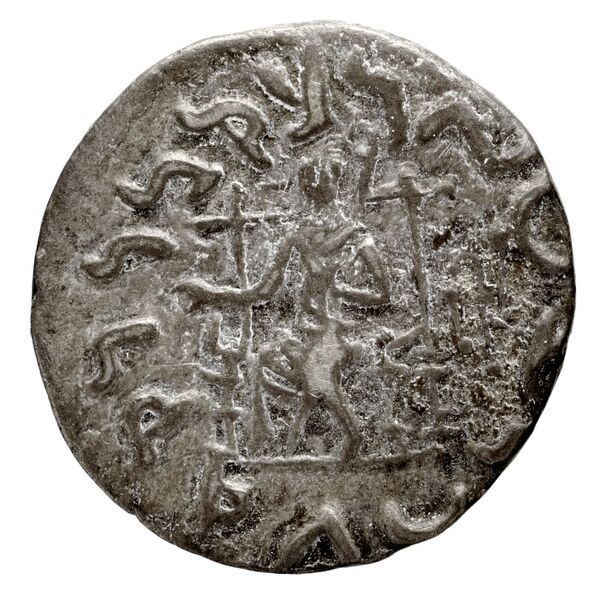 Bactrian and Indo-Greek Coinage Hermaeus 11.9, реверс, bnf-bigr