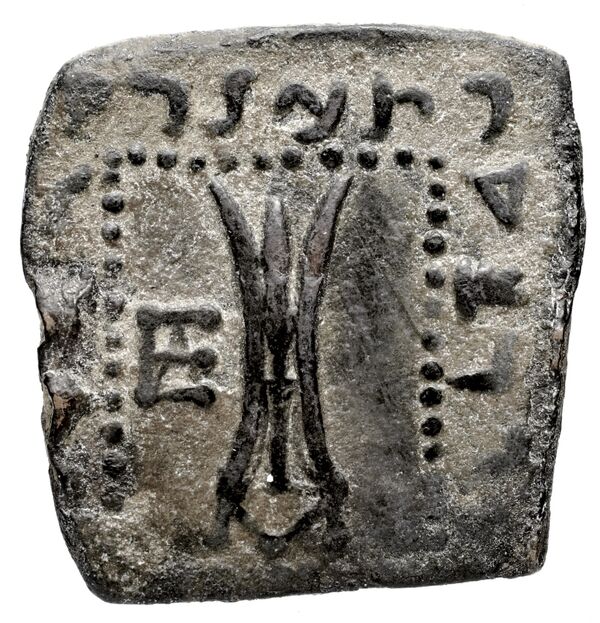 Bactrian and Indo-Greek Coinage Apollodotus I 6.4, реверс, bnf-bigr