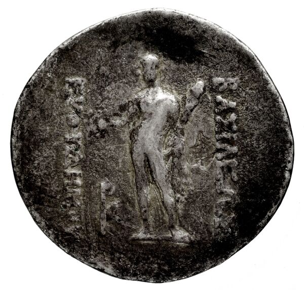Bactrian and Indo-Greek Coinage Euthydemus II 1.4, реверс, bnf-bigr
