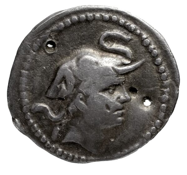 Bactrian and Indo-Greek Coinage Demetrius I 5.3, аверс, bnf-bigr