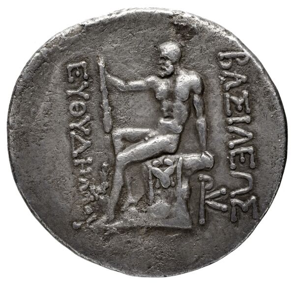 Bactrian and Indo-Greek Coinage Euthydemus I 2.14, реверс, bnf-bigr