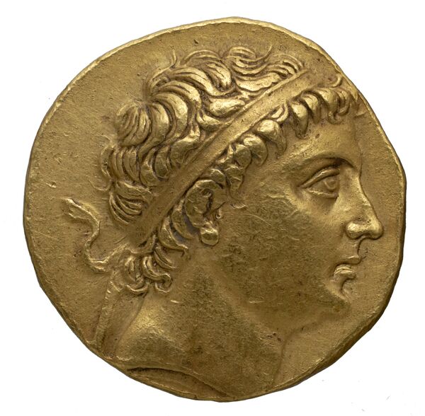 Bactrian and Indo-Greek Coinage Diodotus I or Diodotus II 1.2, аверс, bnf-bigr