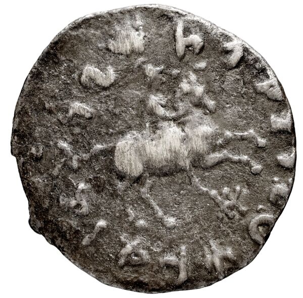 Bactrian and Indo-Greek Coinage Philoxenus 3.11, реверс, bnf-bigr