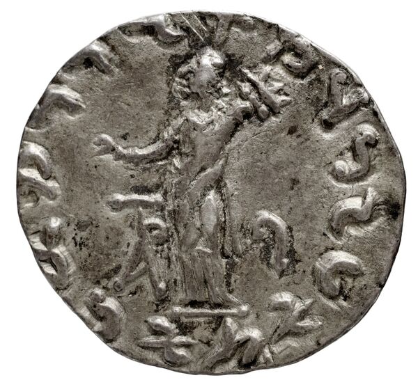 реверс Bactrian and Indo-Greek Coinage Hippostratus 1.1