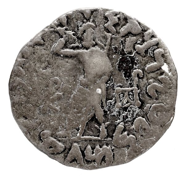 Bactrian and Indo-Greek Coinage Archebius 11.2, реверс, bnf-bigr