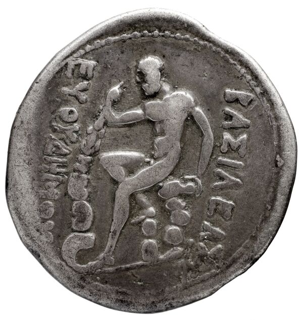 Bactrian and Indo-Greek Coinage Euthydemus I 2.2, реверс, bnf-bigr