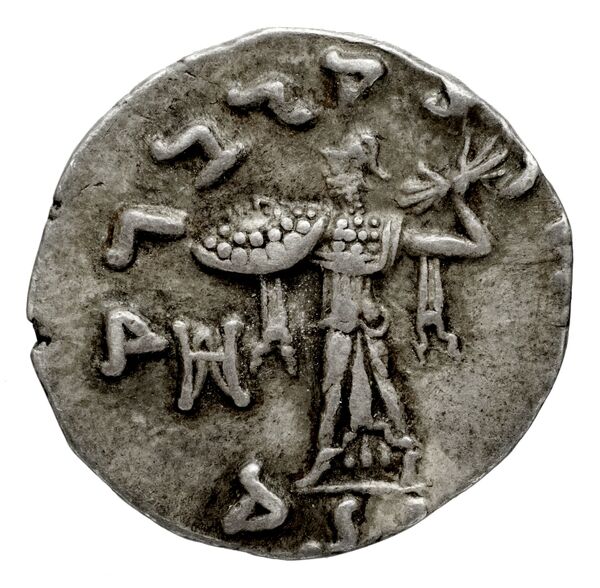 Bactrian and Indo-Greek Coinage Menander I 13.19, реверс, bnf-bigr