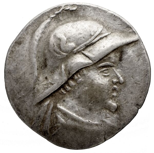 Bactrian and Indo-Greek Coinage Eucratides I 6.25, аверс, bnf-bigr