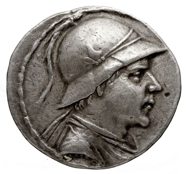 Bactrian and Indo-Greek Coinage Eucratides I 6.22, аверс, bnf-bigr