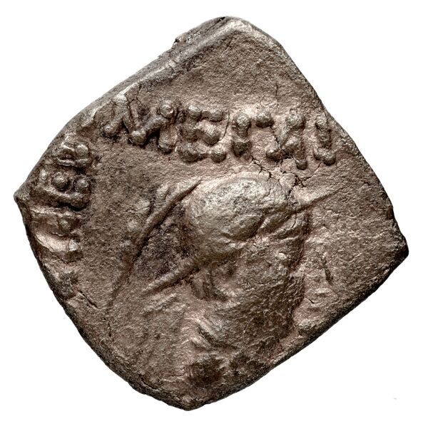 Bactrian and Indo-Greek Coinage Eucratides I 23, аверс, bnf-bigr
