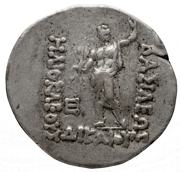 реверс Bactrian and Indo-Greek Coinage Heliocles I 1.23