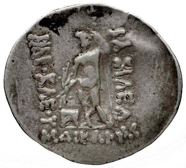 Bactrian and Indo-Greek Coinage Heliocles I 1.11, реверс, bnf-bigr