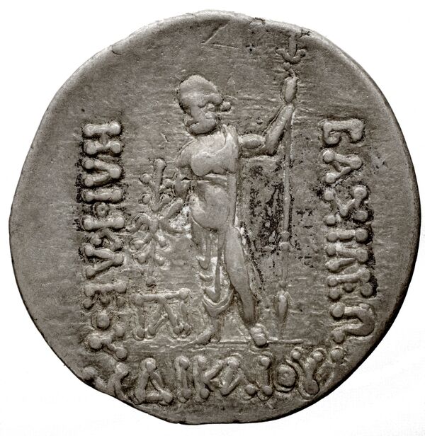 Bactrian and Indo-Greek Coinage Heliocles I 1.11, реверс, bnf-bigr
