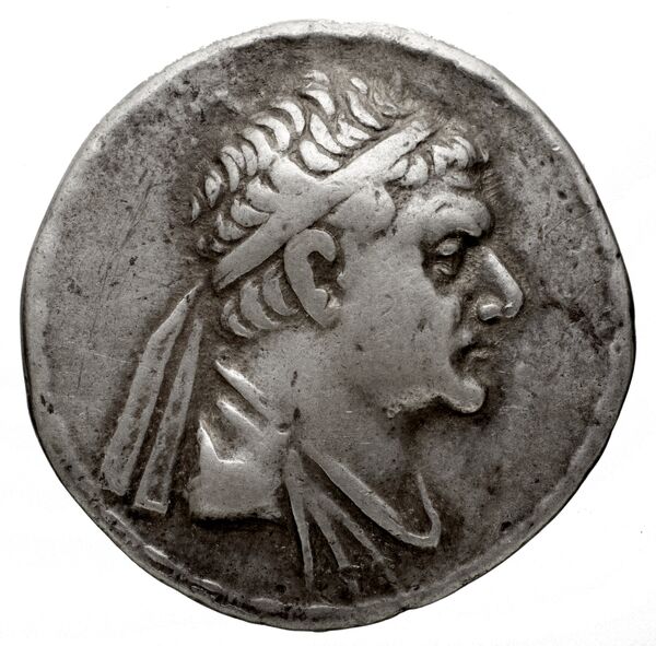 Bactrian and Indo-Greek Coinage Heliocles I 1.25, аверс, bnf-bigr