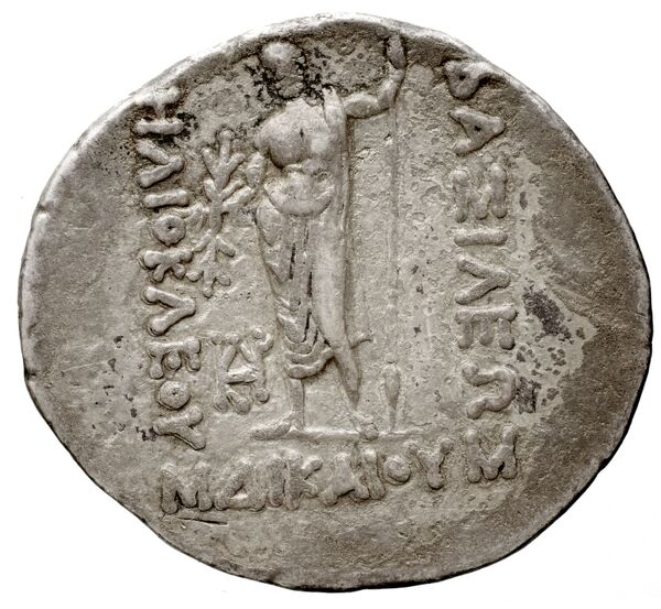 Bactrian and Indo-Greek Coinage Heliocles I 1.2, реверс, bnf-bigr