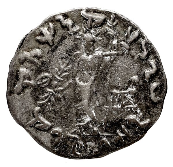 реверс Bactrian and Indo-Greek Coinage Heliocles II 9.3