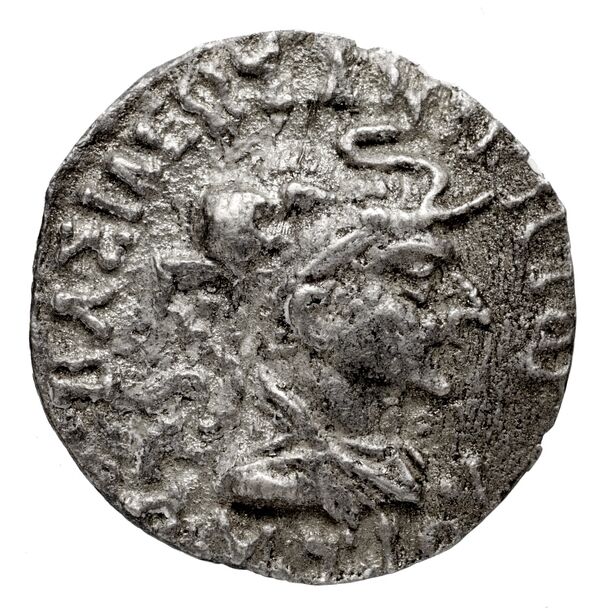 Bactrian and Indo-Greek Coinage Lysias 8.1, аверс, bnf-bigr