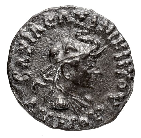 Bactrian and Indo-Greek Coinage Lysias 7.1, аверс, bnf-bigr