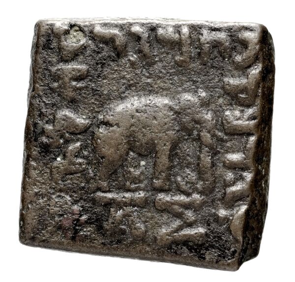Bactrian and Indo-Greek Coinage Lysias 15.1, реверс, bnf-bigr