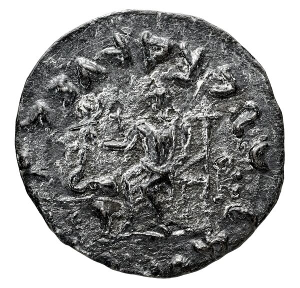 Bactrian and Indo-Greek Coinage Antialcidas 16.3, реверс, bnf-bigr