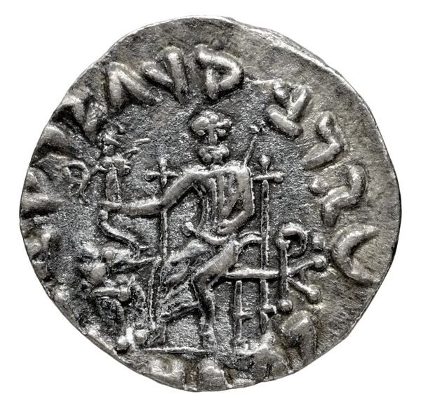 Bactrian and Indo-Greek Coinage Antialcidas 15.1, реверс, bnf-bigr