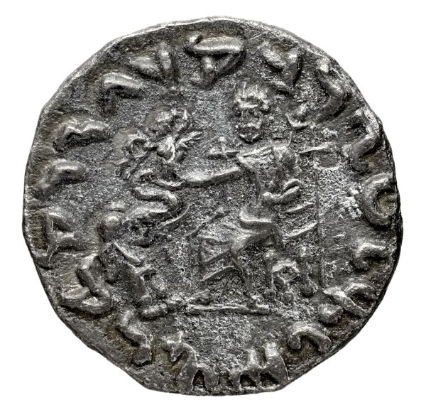 Bactrian and Indo-Greek Coinage Antialcidas 15.2, реверс, bnf-bigr