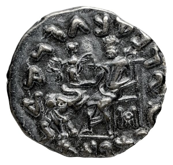 Bactrian and Indo-Greek Coinage Antialcidas 19.1, реверс, bnf-bigr