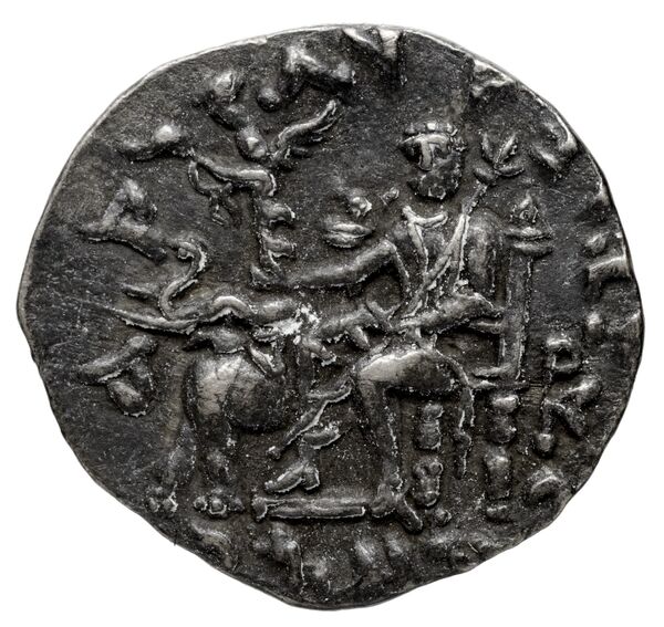 Bactrian and Indo-Greek Coinage Antialcidas 18.3, реверс, bnf-bigr