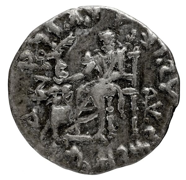 Bactrian and Indo-Greek Coinage Antialcidas 18.4, реверс, bnf-bigr
