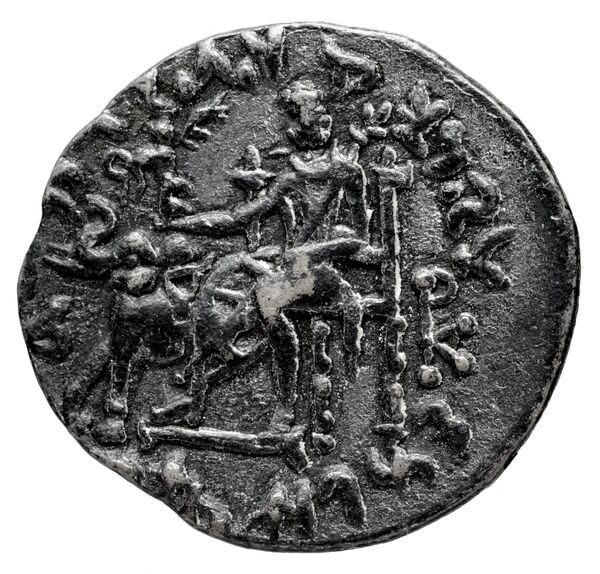 Bactrian and Indo-Greek Coinage Antialcidas 18.3, реверс, bnf-bigr