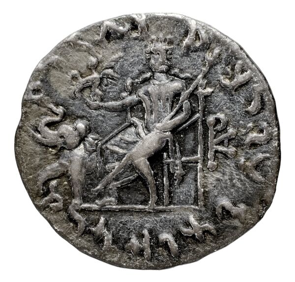 Bactrian and Indo-Greek Coinage Antialcidas 18.4, реверс, bnf-bigr