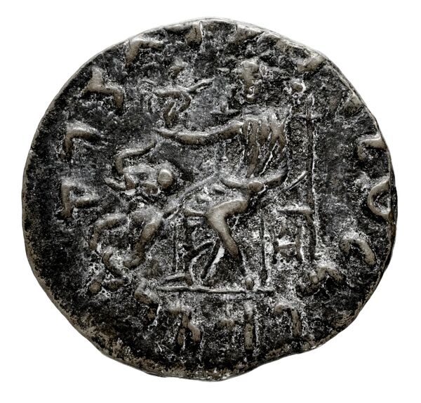 реверс Bactrian and Indo-Greek Coinage Antialcidas 18.5