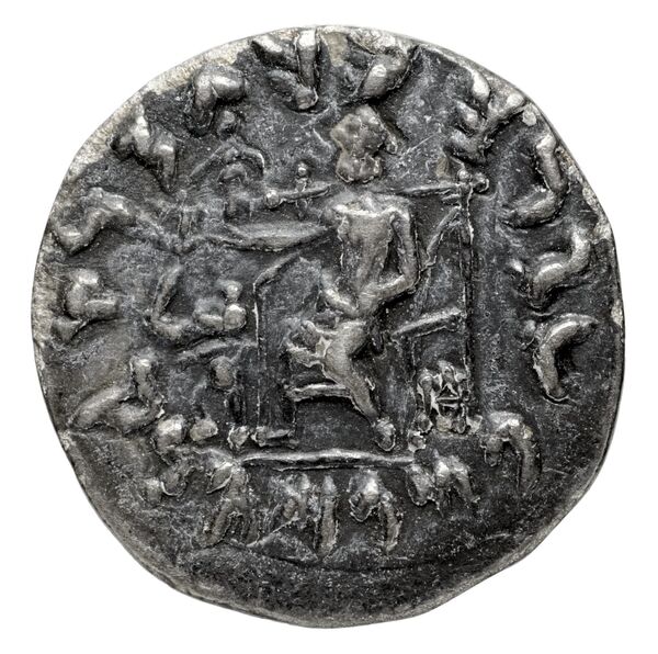 Bactrian and Indo-Greek Coinage Antialcidas 17.2, реверс, bnf-bigr