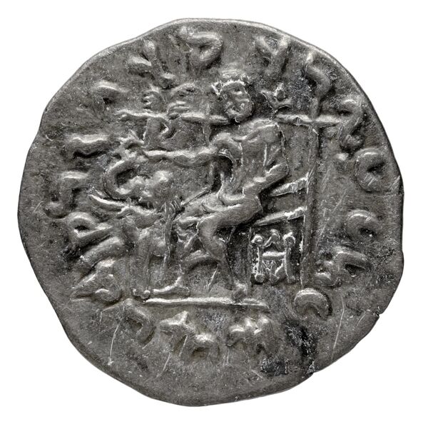 Bactrian and Indo-Greek Coinage Antialcidas 12.2, реверс, bnf-bigr