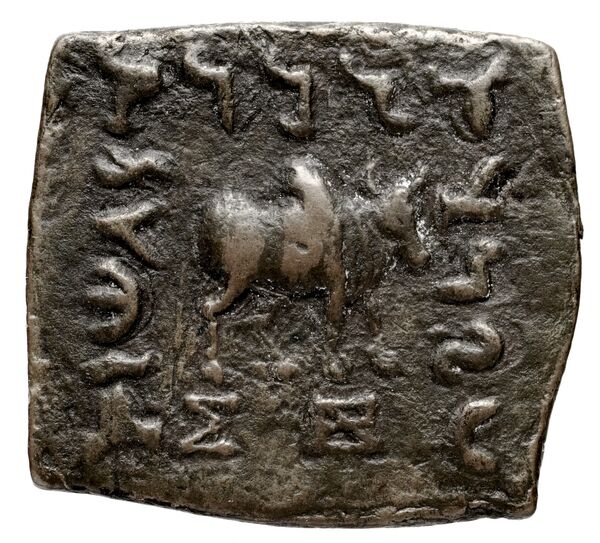 Bactrian and Indo-Greek Coinage Diomedes 11.3, реверс, bnf-bigr