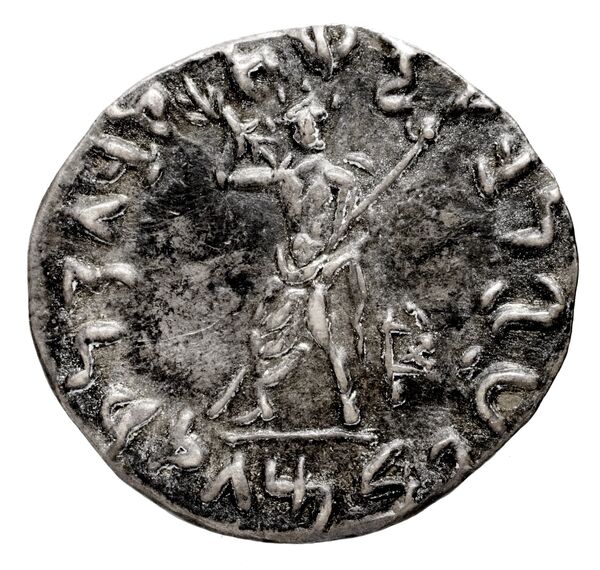 реверс Bactrian and Indo-Greek Coinage Archebius 11.4