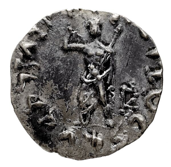 Bactrian and Indo-Greek Coinage Archebius 11.3, реверс, bnf-bigr