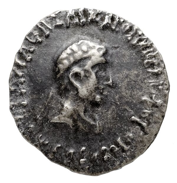 Bactrian and Indo-Greek Coinage Archebius 11.3, аверс, bnf-bigr
