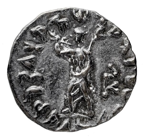 Bactrian and Indo-Greek Coinage Archebius 11.3, реверс, bnf-bigr