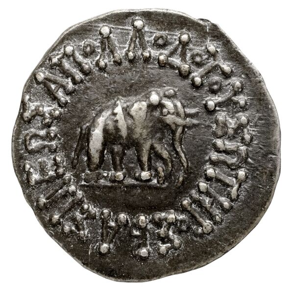 Bactrian and Indo-Greek Coinage Apollodotus I 2, аверс, bnf-bigr