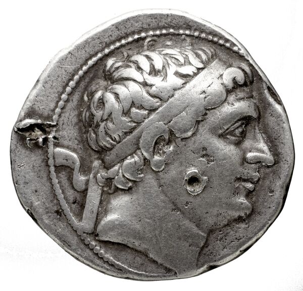Bactrian and Indo-Greek Coinage Antiochus Nicator 2.15, аверс, bnf-bigr