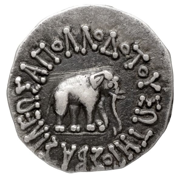 Bactrian and Indo-Greek Coinage Apollodotus I 2, аверс, bnf-bigr