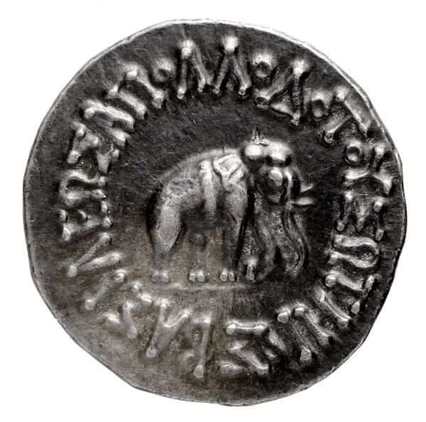 Bactrian and Indo-Greek Coinage Apollodotus I 2, аверс, bnf-bigr