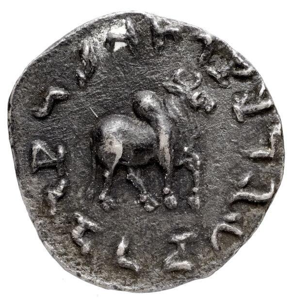 Bactrian and Indo-Greek Coinage Apollodotus I 2, реверс, bnf-bigr