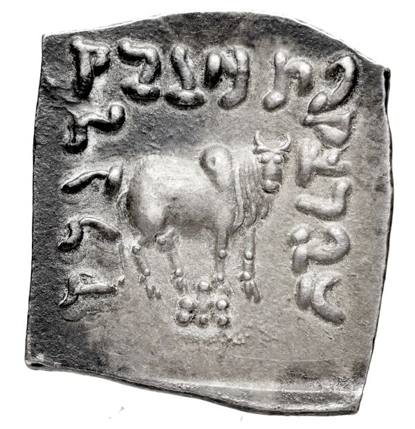 Bactrian and Indo-Greek Coinage Apollodotus I 4.7, реверс, bnf-bigr