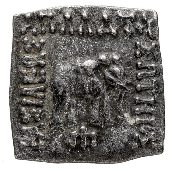 Bactrian and Indo-Greek Coinage Apollodotus I 4.7, аверс, bnf-bigr